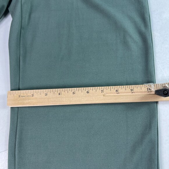 Halara Flex Pants Women's 29x30* High Waisted Straight Green Stretch Work Tag M - Picture 13 of 16